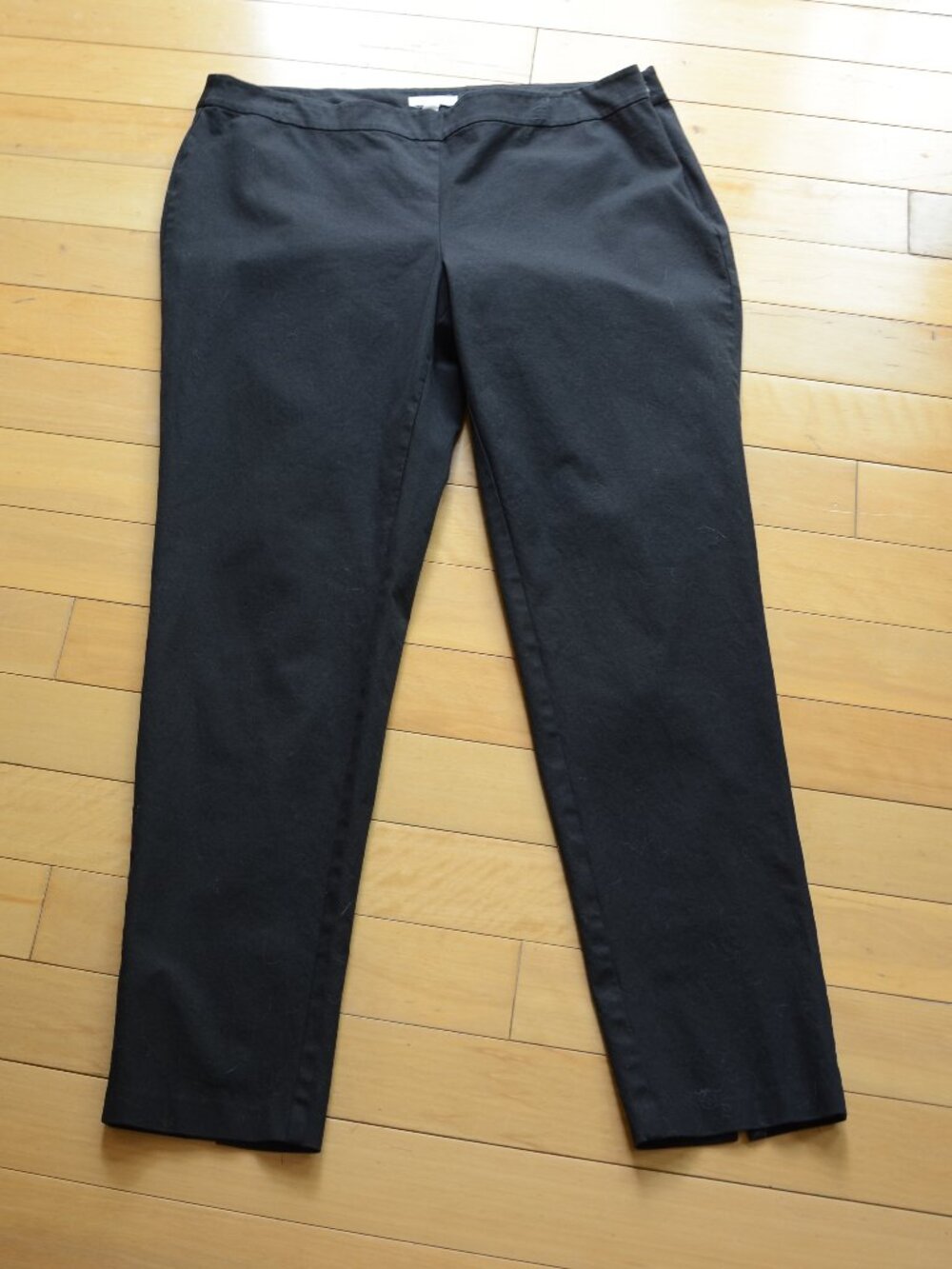 Eileen Fisher Black Slim Pants Size L